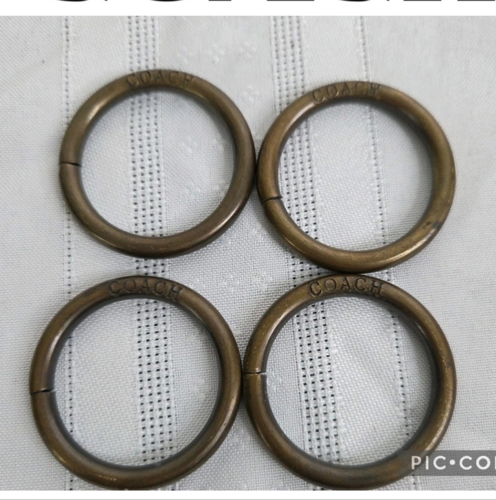 Coach Handbag 4 RING Replacement Hardware Only - Picture 3 of 4